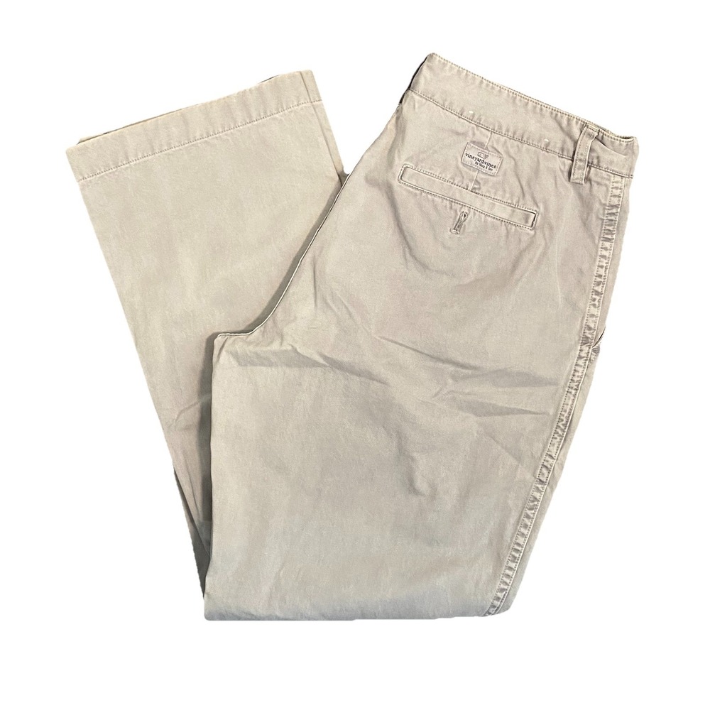 Vineyard Vines Light Gray Island Pants Men's Size 33x29 ‎ Preppy Golf Casual